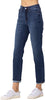 Judy Blue Womens High Waist Cool Denim Cuffed Boyfriend Jeans