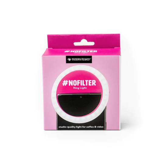 Modern Monkey Selfie Ring Light for your Phone or Laptop!