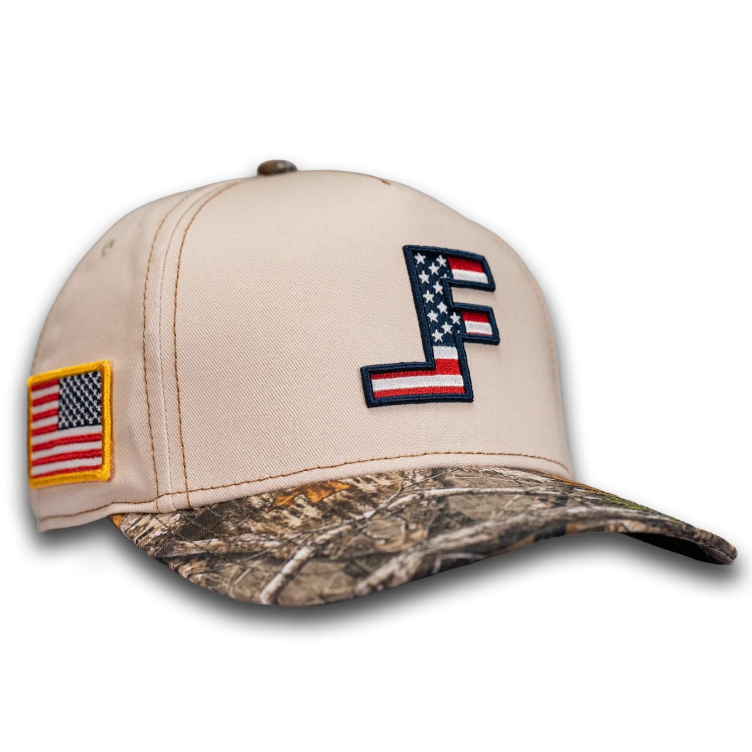 Lane Frost Landmark Patriotic 3D Logo Adjustable Snapback Cap Hat