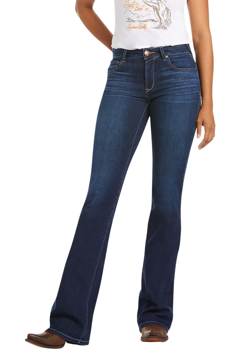 Ariat Womens Ultra Stretch Perfect Rise Katie Flare Jeans