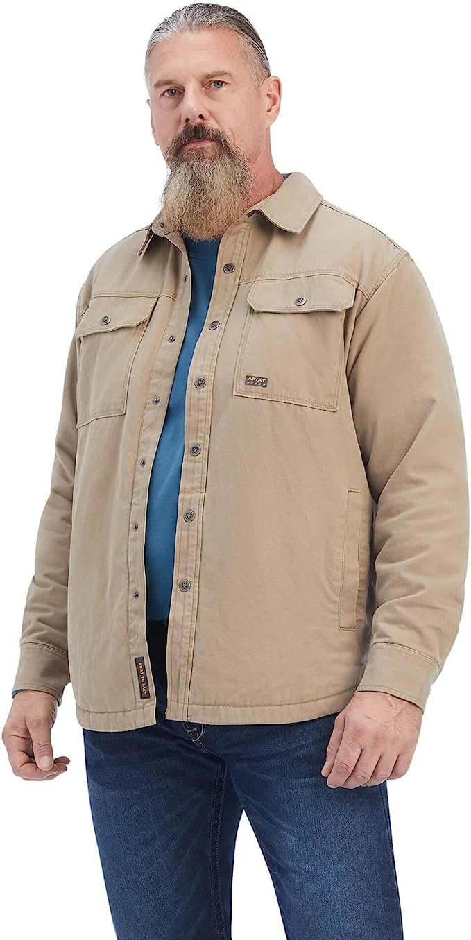 Ariat Mens Rebar Classic Canvas Shirt Jacket