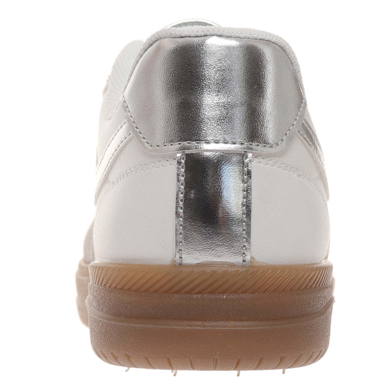 Outwoods Womens Giana-2 Lace Up Fashion Sneakers, Silver Combo