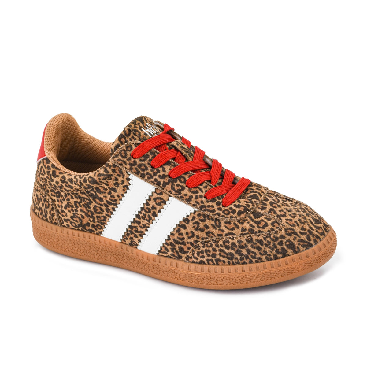 Corkys Heads Up Women's Mini Leopard Lace-Up Sneakers, Mini Leopard