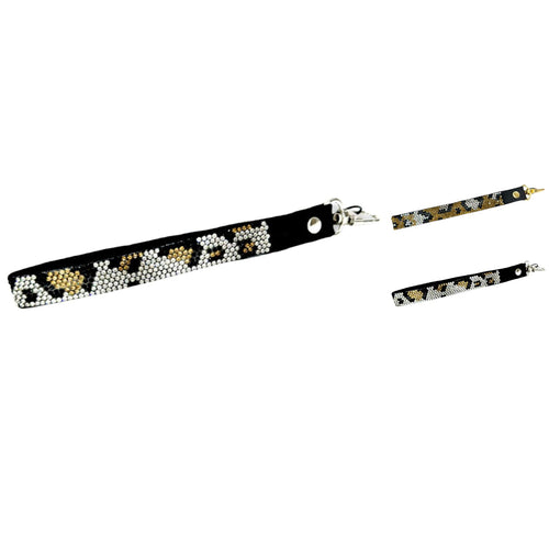 Jacqueline Kent Wild Leopard Lux Collection Phone Wrist Strap