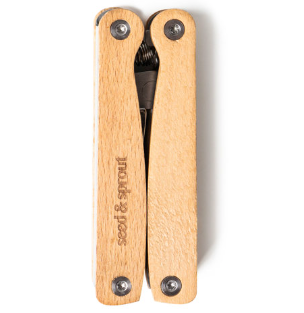 Seed and Sprout 6 in 1 Trimmer, Pruning Shears, Straight, Sickle, Forked, Serrated Blades and Container Opener