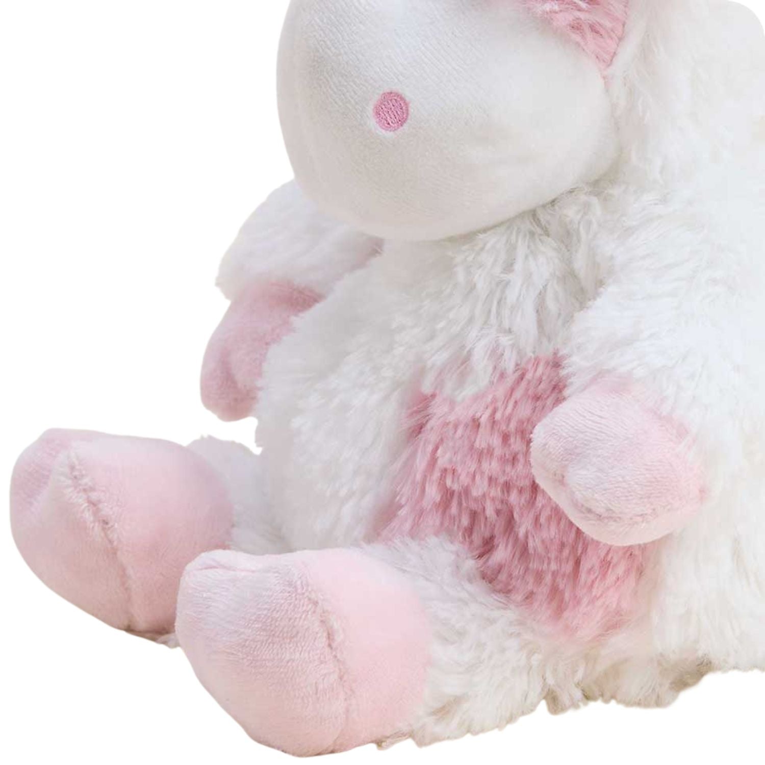 Warmies Juniors Heatable Lavender Scent Cozy 9" Plush, Strawberry Cow