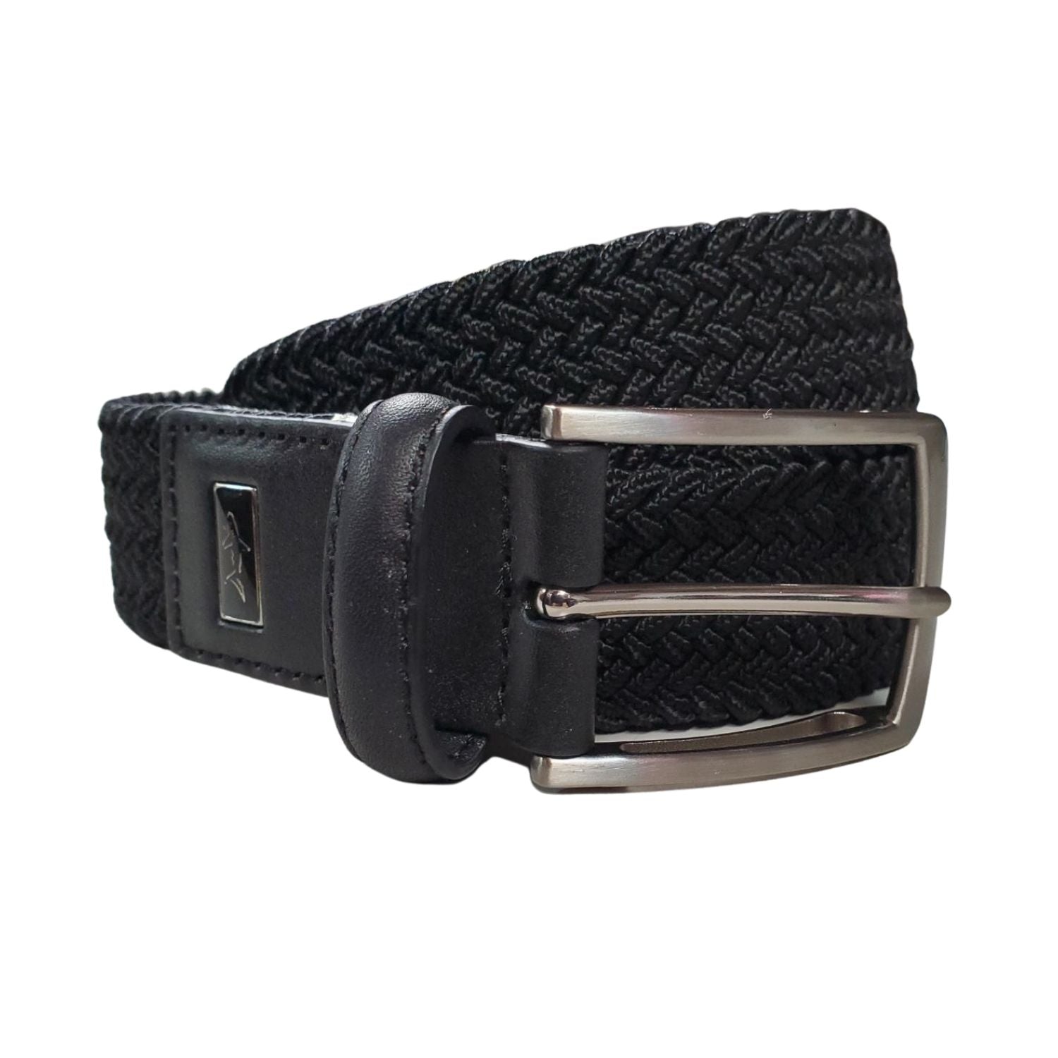 Greg Norman Mens Weave Stretch Belts