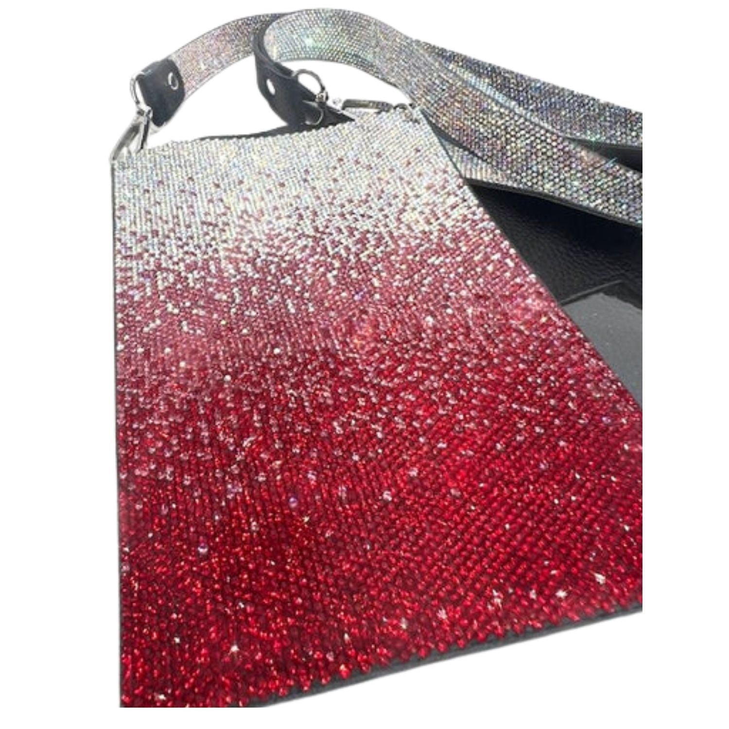 Jacqueline Kent Crystal Cellphone Crossbody Purse