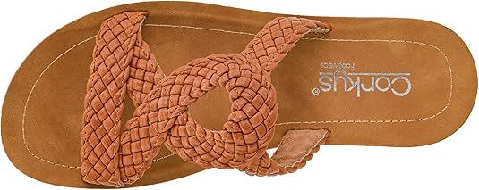 Corkys Footwear Womens All Tangled Up Woven Keyhole Strap Sandals
