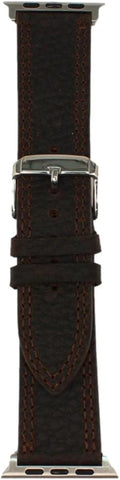 Nocona Mens Diagonal Cross Embossed Brown Leather Rodeo Wallet