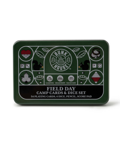 Bunkhouse Field Day Camp Cards & Dice Set
