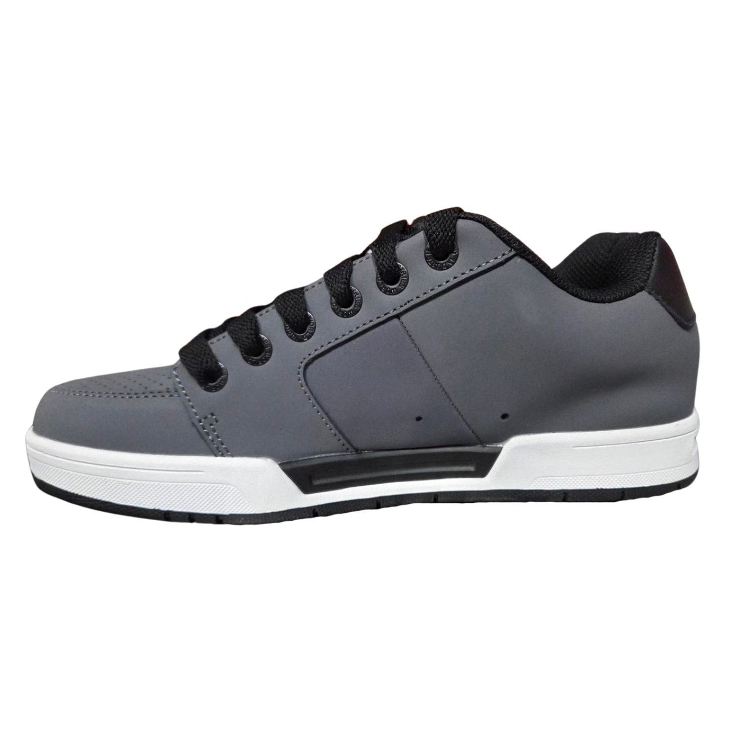World Industries Mens Prime Skateboard Shoes, Gray/Black/Red