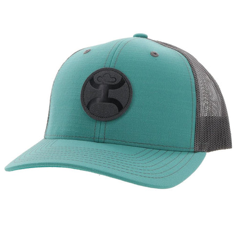 Hooey Mens Texican Adjustable Snapback Trucker Cap Hat, Navy/White