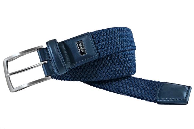 Greg Norman Mens Weave Stretch Belts