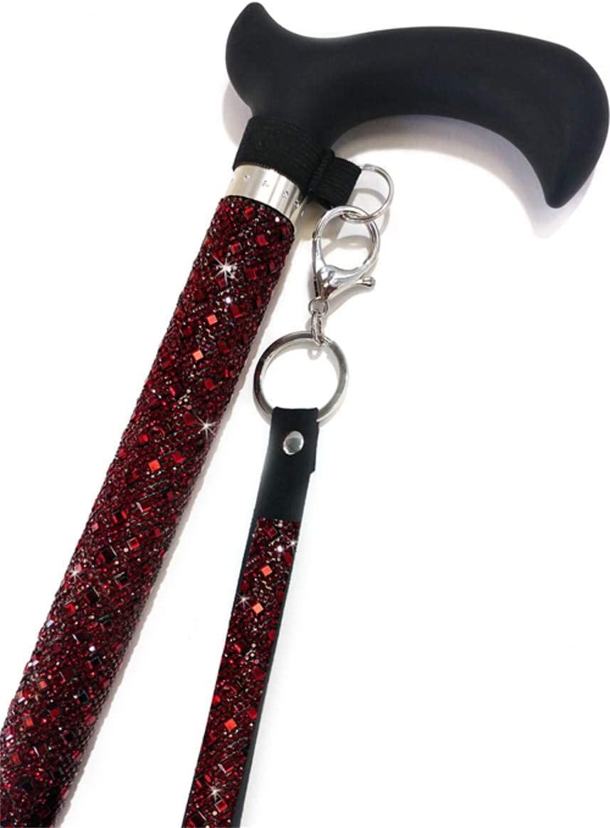 Jacqueline Kent Sugar Cane Adjustable Aluminum Crystal Cane