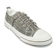 Very G Womens Aman Velvet Lace Up Canvas Sneaker, Sage