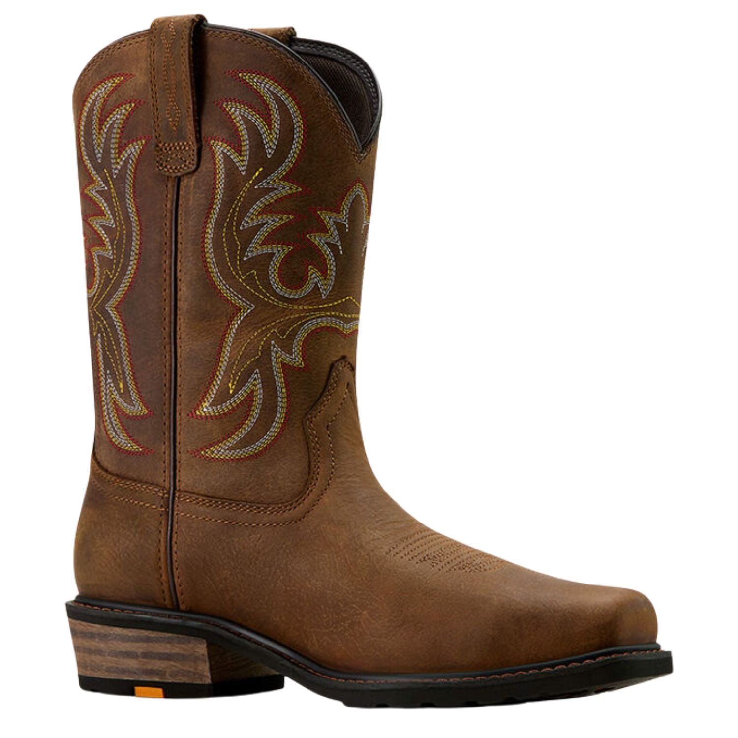 Ariat Mens Ironside Square Steel Toe Electrical Hazard Western Leather Work Boot