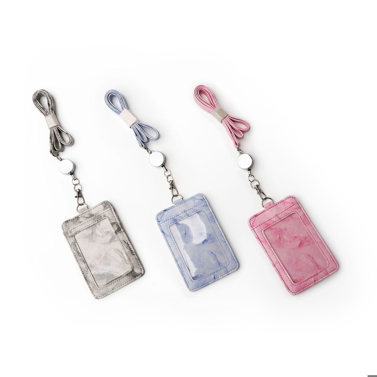 Olivia Moss Me Myself and Dye Retractable Tie Dye Lanyard with ID and Card Slots