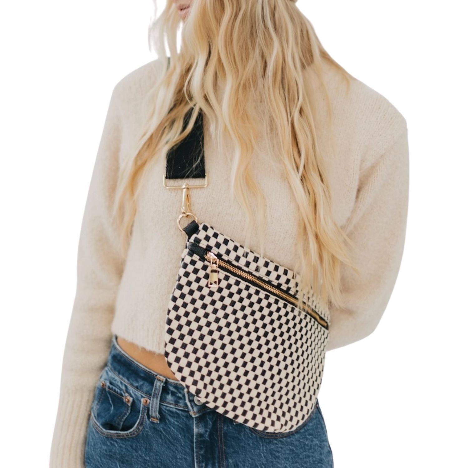 Pretty Simple Westlyn Woven Crossbody Bum Bag