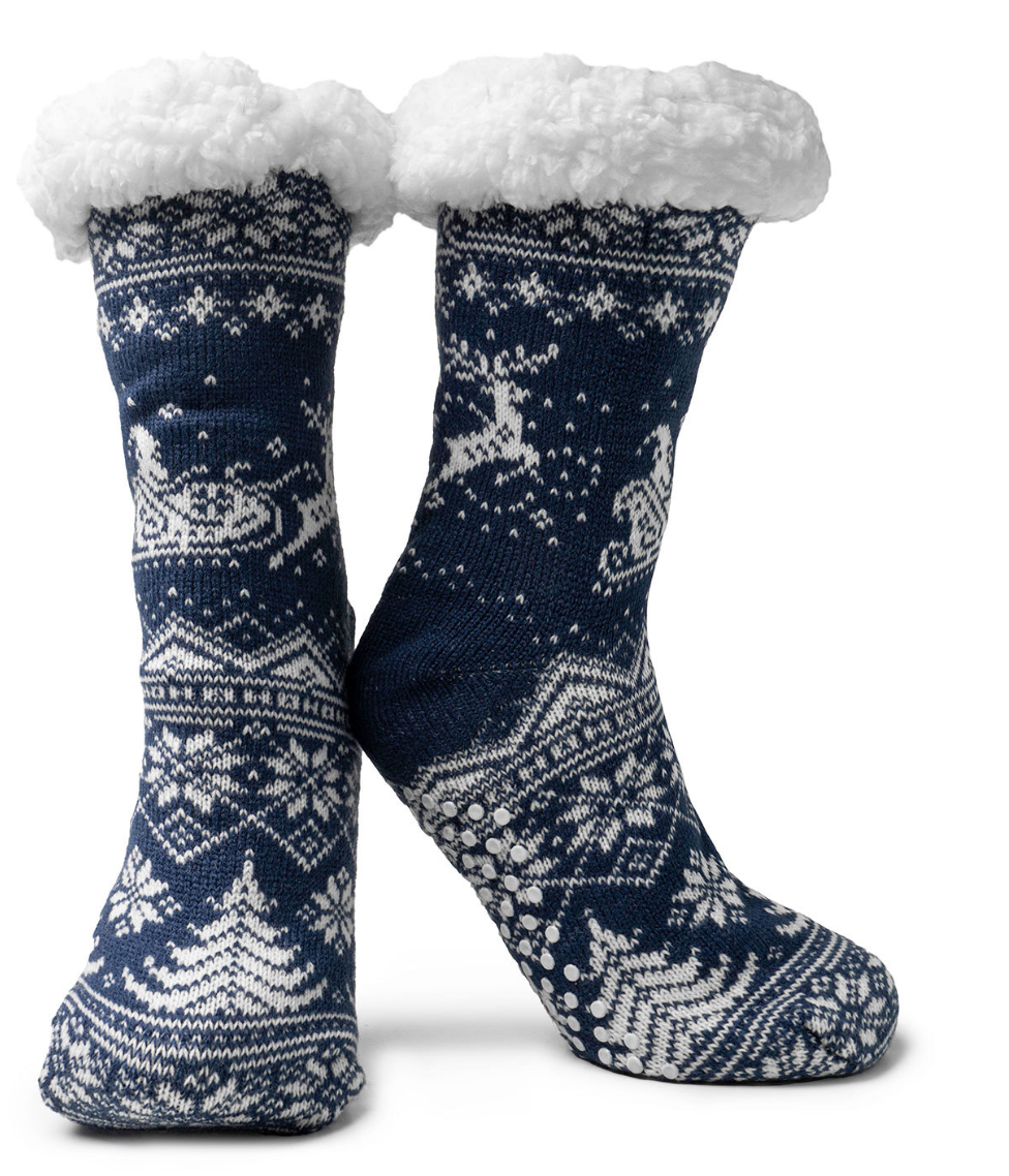 Two Left Feet Mistletoes Slipper Socks