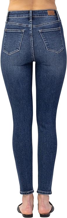 Judy Blue Womens High Waist Front Yoke Skinny Jeans