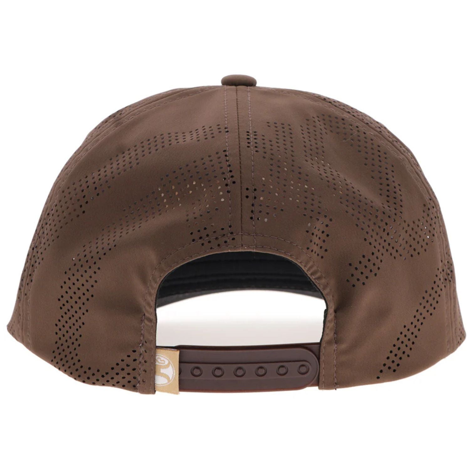 Hooey Mens OG Logo Adjustable Snapback Cap Hat, Brown