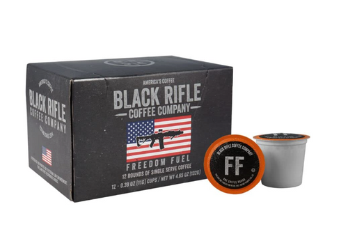 Black Rifle Coffee Company, Freedom Fuel, Dark Roast, 12 Count Rounds