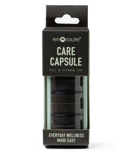 En Route Care Capsule Pill & Vitamin Case