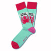 Two Left Feet Printed Adult Sock, Small Feet