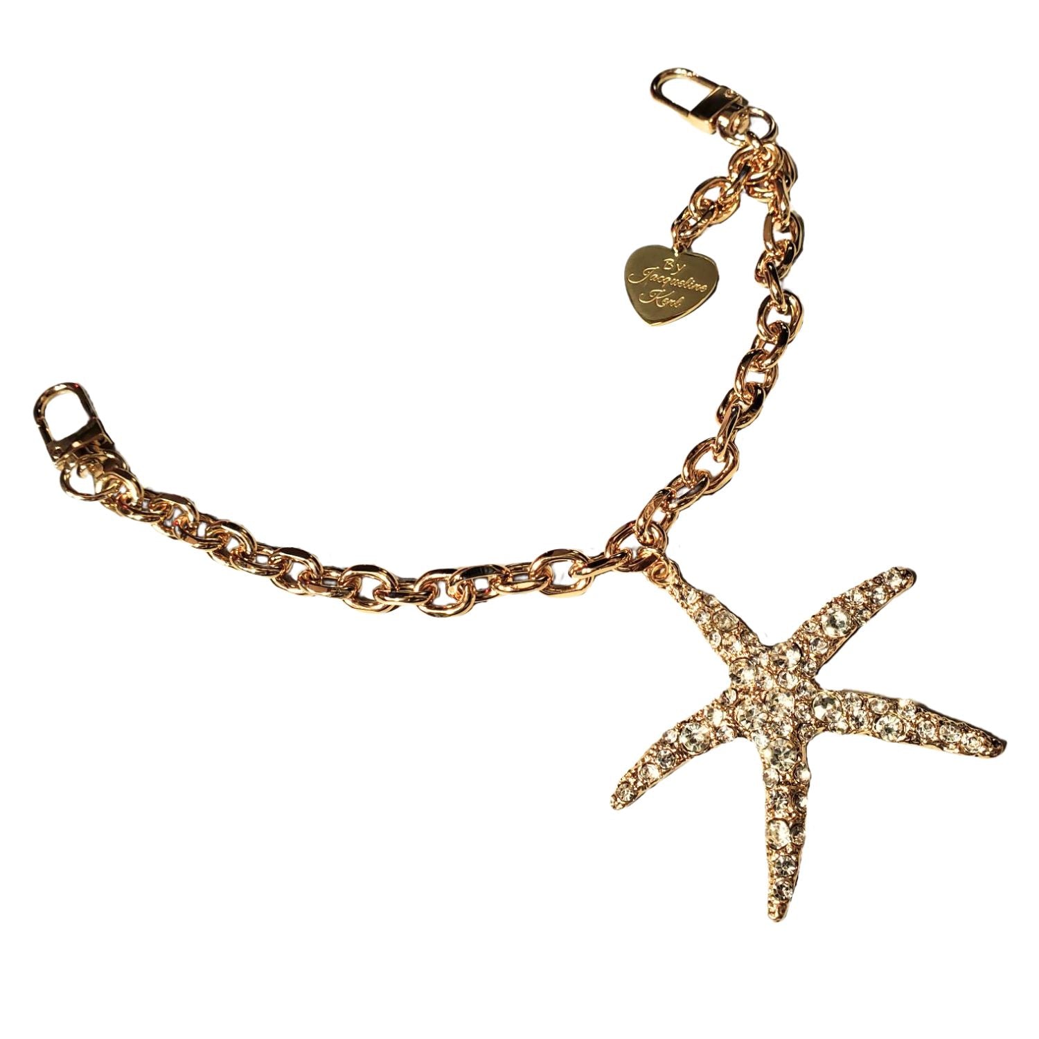 Jacqueline Kent Crystal Embellished Charming Chains, Purse Charm