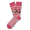 Two Left Feet Retro Remix Adult Sock, Big Feet