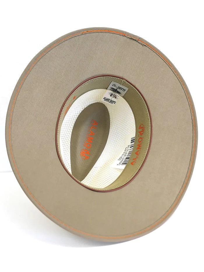 Alamo Hats Mens Bangora Tycoon Western Hat (Two-Tone, 7)