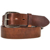 Hooey Mens Classic Bomber Western Leather Belt, Brown