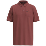 Hooey Mens Hot Shot Marsala Short Sleeve Polo Shirt