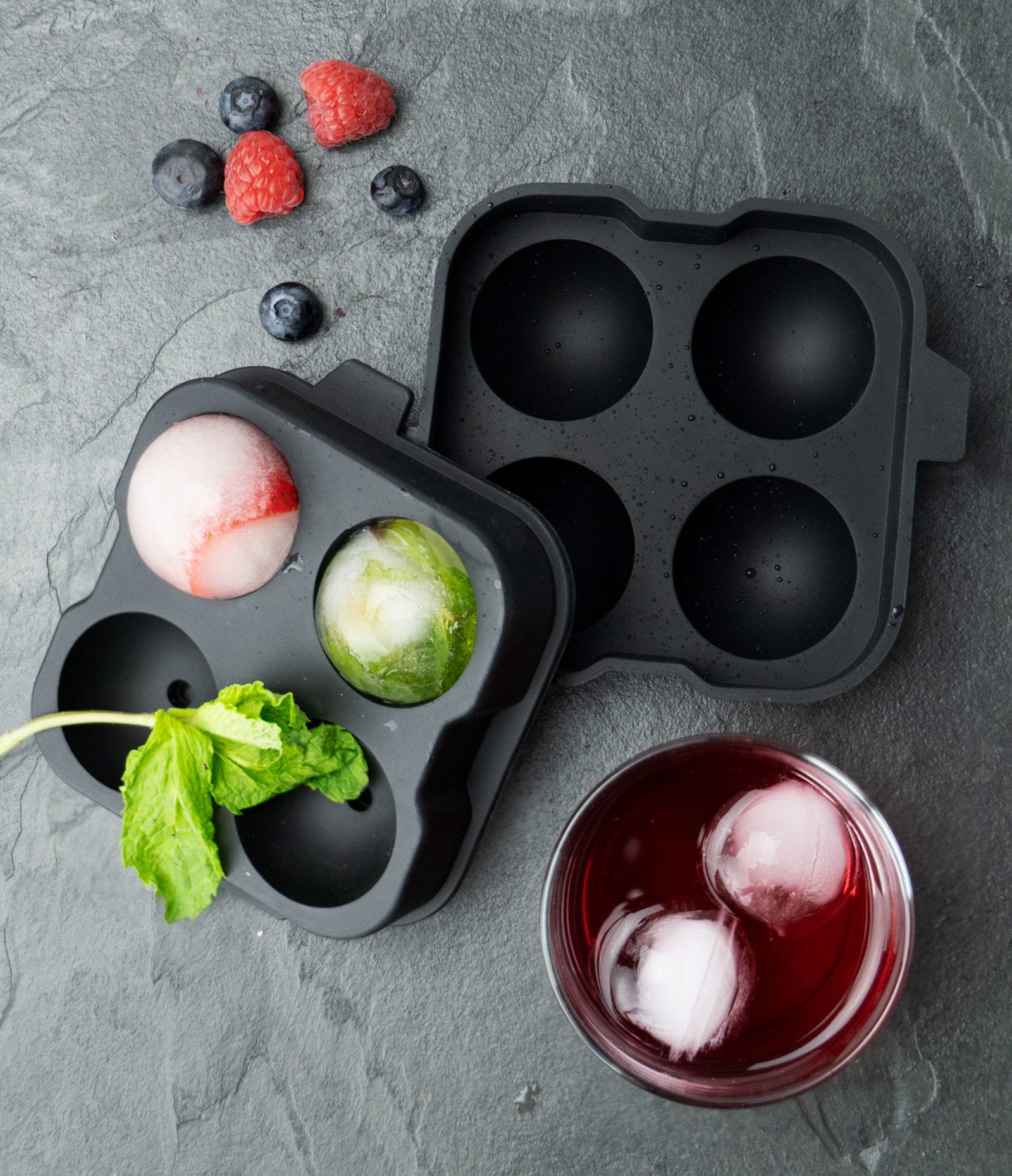 Krumbs Kitchen Elements Collection Silicone Sphere Ice Tray