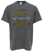 Joe Blow Mens All American Chevrolet Garage Wings Logo Short Sleeve Tee Shirt