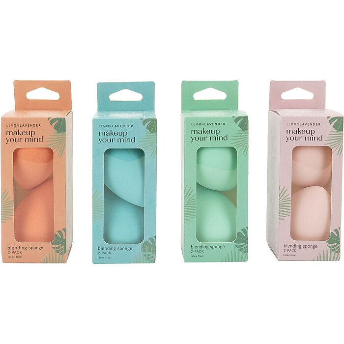 Lemon Lavender Makeup Your Mind Blending Sponges (2-Pack)