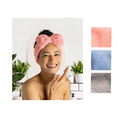 Lemon Lavender Take a Bow Ultra Plush Spa Headband, Assorted Colors