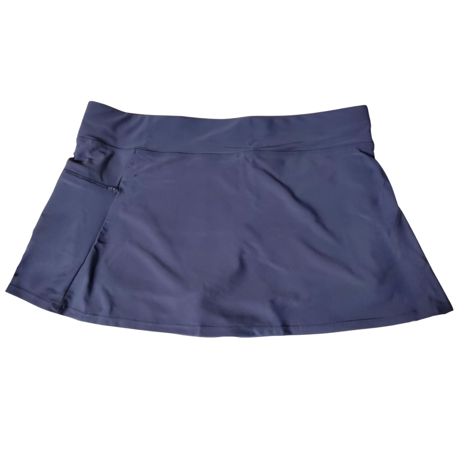 Heat Swimwear Womens Missy Side Zipper with Pockets, Navy