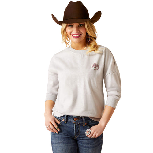 Ariat Womens True West Oversized Long Sleeve T-Shirt