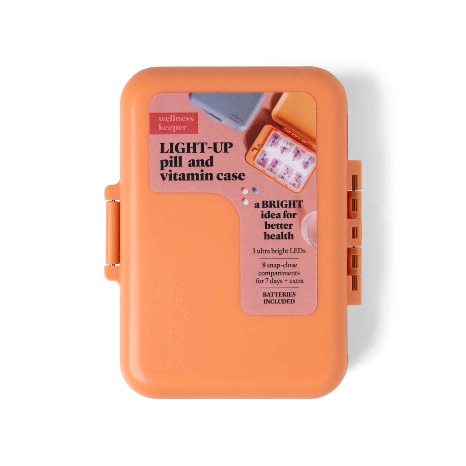 Wellness Keeper Large Light-Up Pill & Vitamin Case