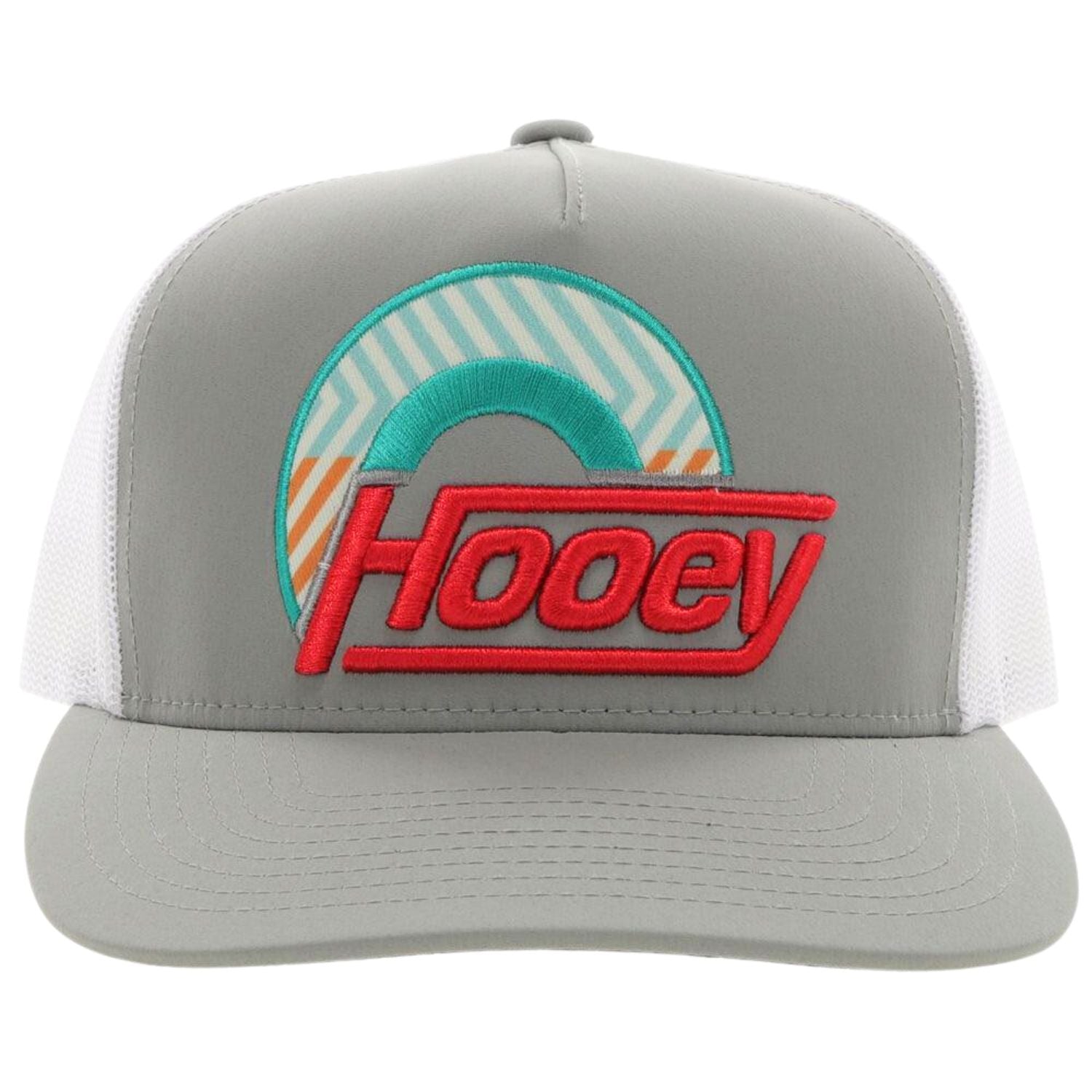 Hooey Mens Suds Adjustable Snapback Cap Hat (Grey/White)