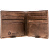 Hooey Mens Classic Smooth Leather Bifold Wallet