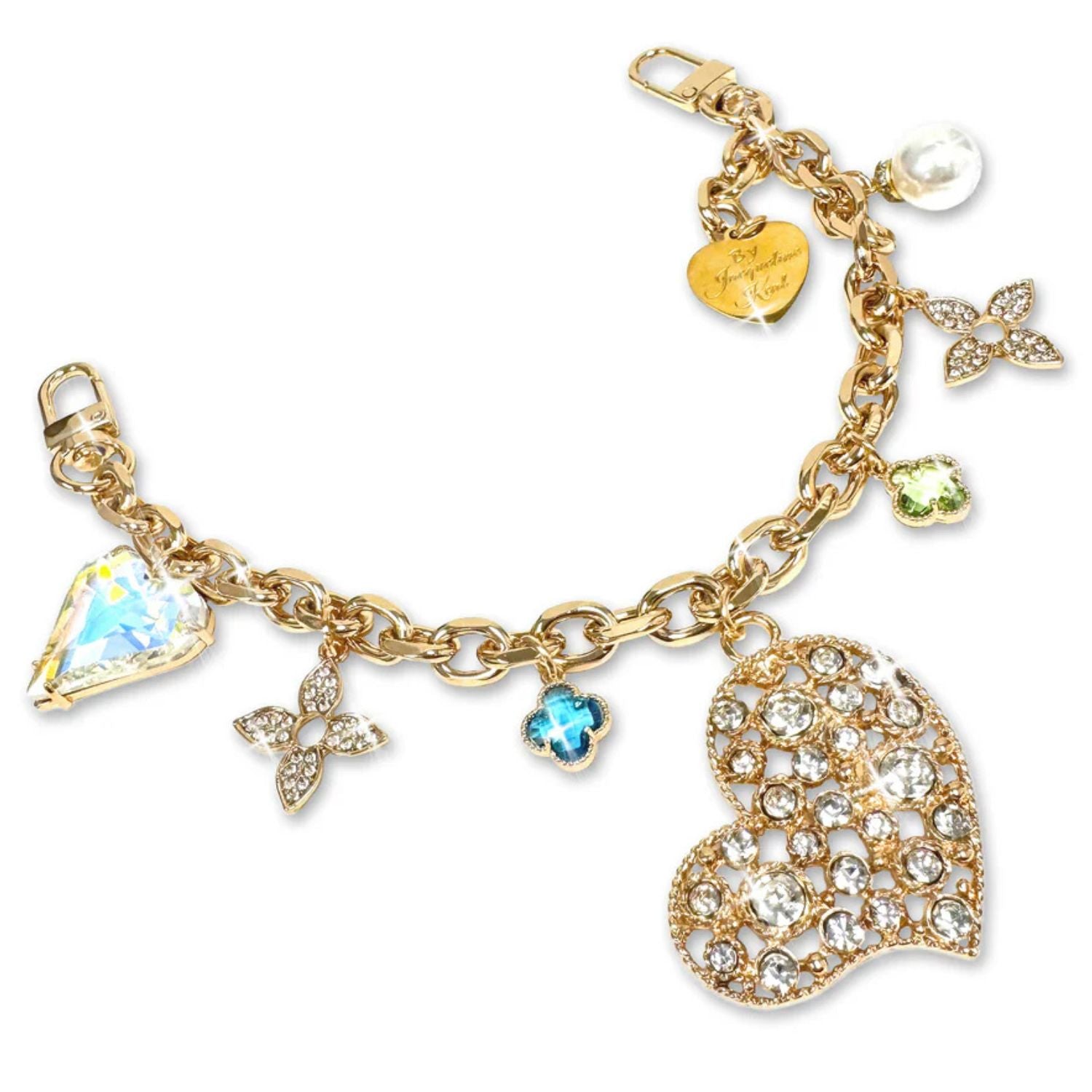 Jacqueline Kent Crystal Embellished Charming Chains, Purse Charm