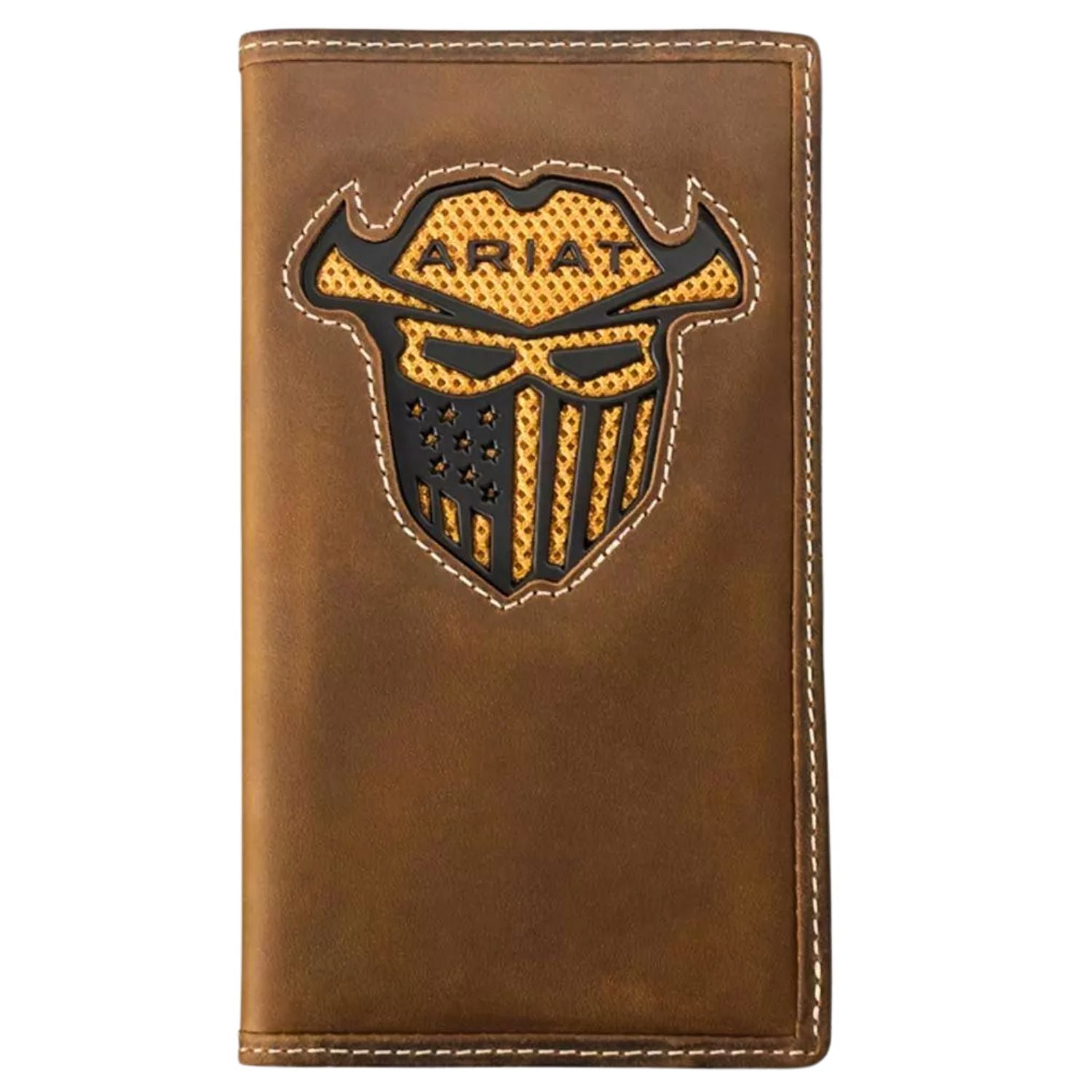 Ariat Work Mens Workman Incognito RFID Mesh Interior Rodeo Checkbook Wallet