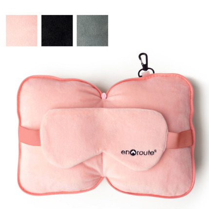 En Route Z Pod Travel Pillow Eye Mask 12pc Unit