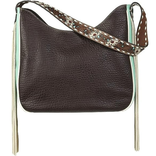 Ariat Womens Monroe Leather Shoulder Bag (Brown)