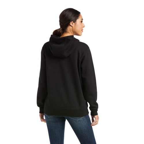 Ariat Womens Real Arm Logo Hoodie Sweatshirt
