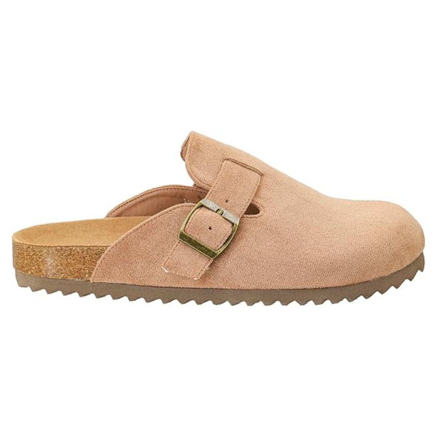 Corkys Womens One For The Books Slip On Mules, Camel Faux Suede