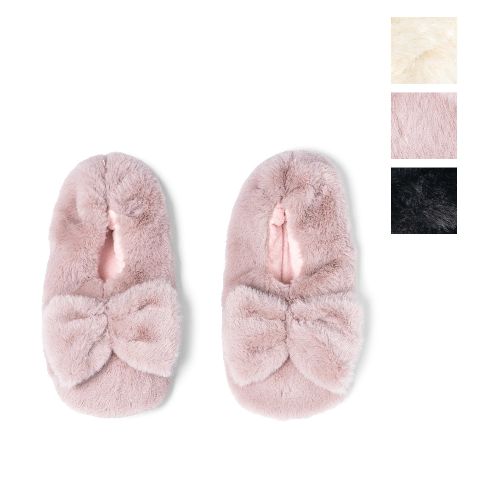 Hello Mello Womens Cuddlers Microwavable Heated Plush Slippers